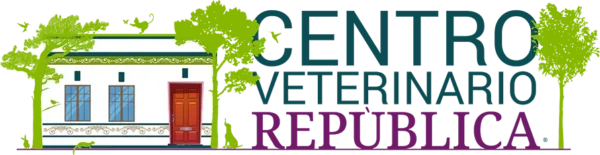 logotipo de centro veterinario republica