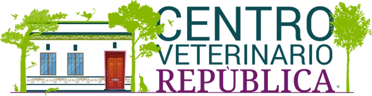 logotipo de centro veterinario republica